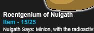 roentgenium of nulgath|Roentgenium of Nulgath .
